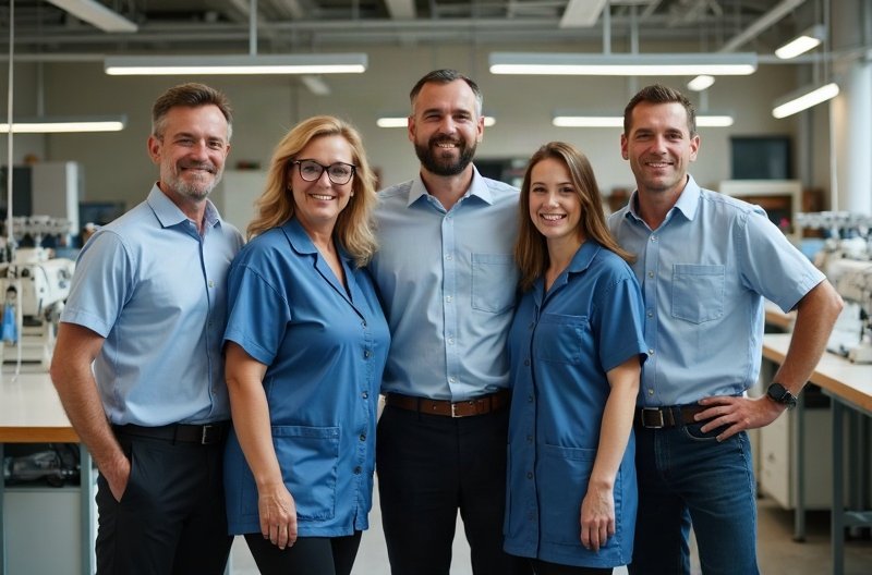 Nurevix Apparel factory team